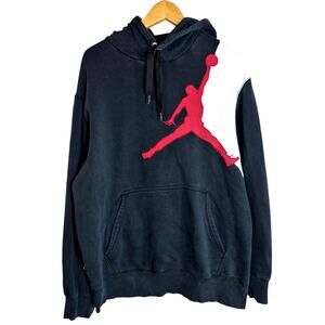 Vintage 90s Nike Air Jordan Jumpman Large Front Graphic Men's Hoodie L